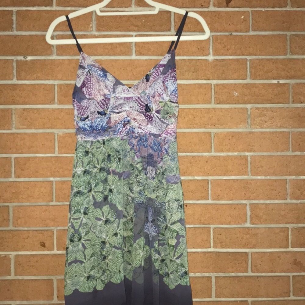 🧚🏻‍♀️URBAN OUTFITTERS🧚🏻‍♀️LILLYPAD PRINT DRESS - Picture 5 of 7